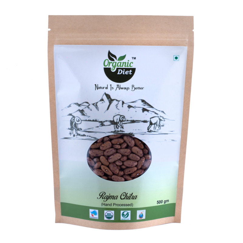 Orgenik: Shop Organic Rajma Chitra from the brand Organic Diet