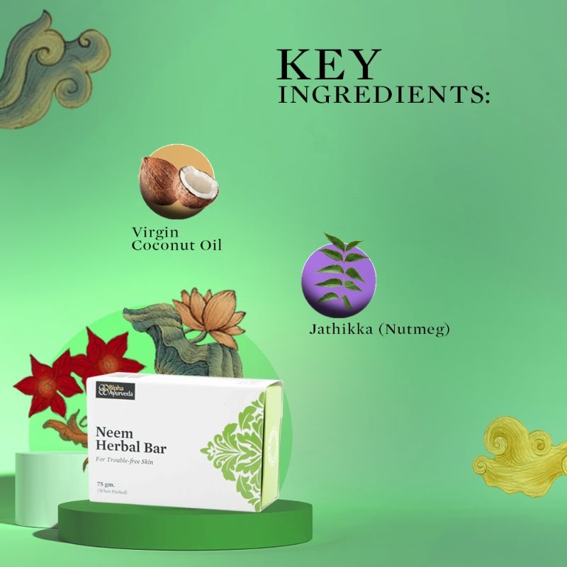 Orgenik: Neem herbal Bar from brand Bipha Ayurveda
