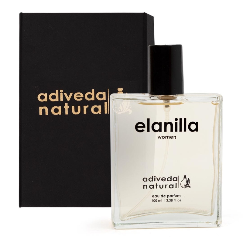 Orgenik: Shop Elanilla Perfume For Women - Sweet Ambary & Caramel Eau de Parfum from the brand Adiveda Naturals