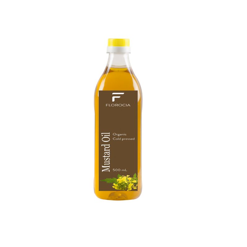 Orgenik: Cold Pressed Yellow Mustard Oil (Plastic Bottle) from brand Florocia