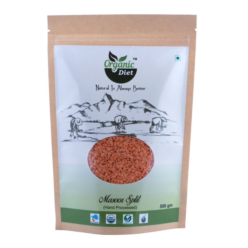 Buy Organic Masoor Split (Masoor Chilka) from the brand Organic Diet on ...