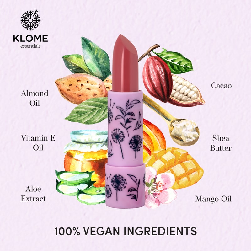 Orgenik: Hibiscus Blush Lipstick from the brand Klome Essentials
