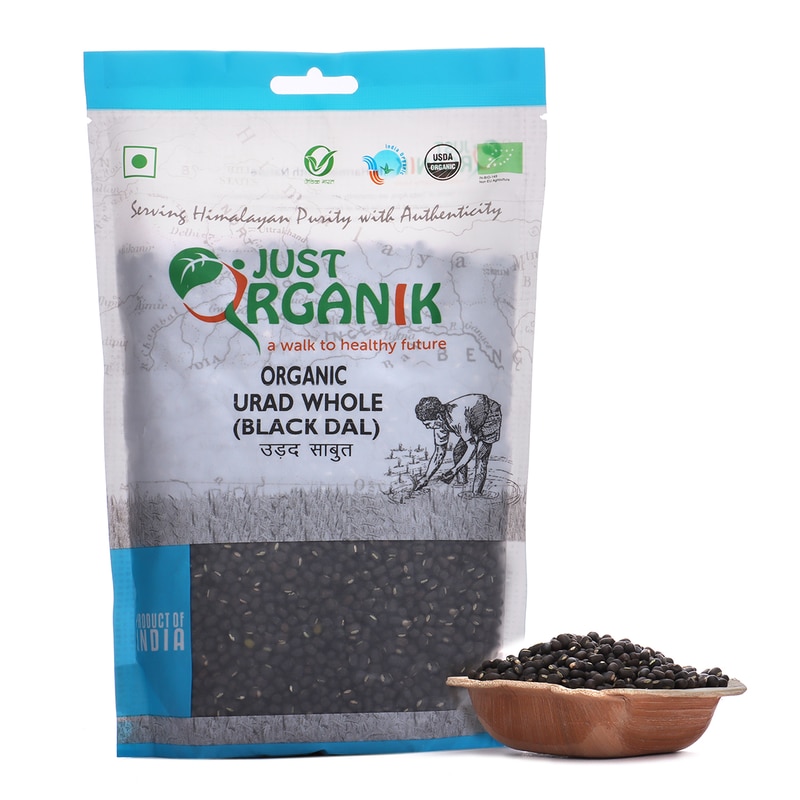 Orgenik: Urad Whole (Black Dal) from brand Just Organik