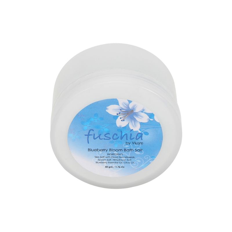 Orgenik: Blueberry Bloom Bath Salt (50grams) from the brand Fuschia 