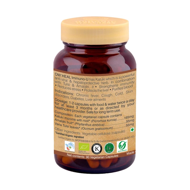 Orgenik: Shop Immuno-U 90 Capsules from the brand Organic Wellness