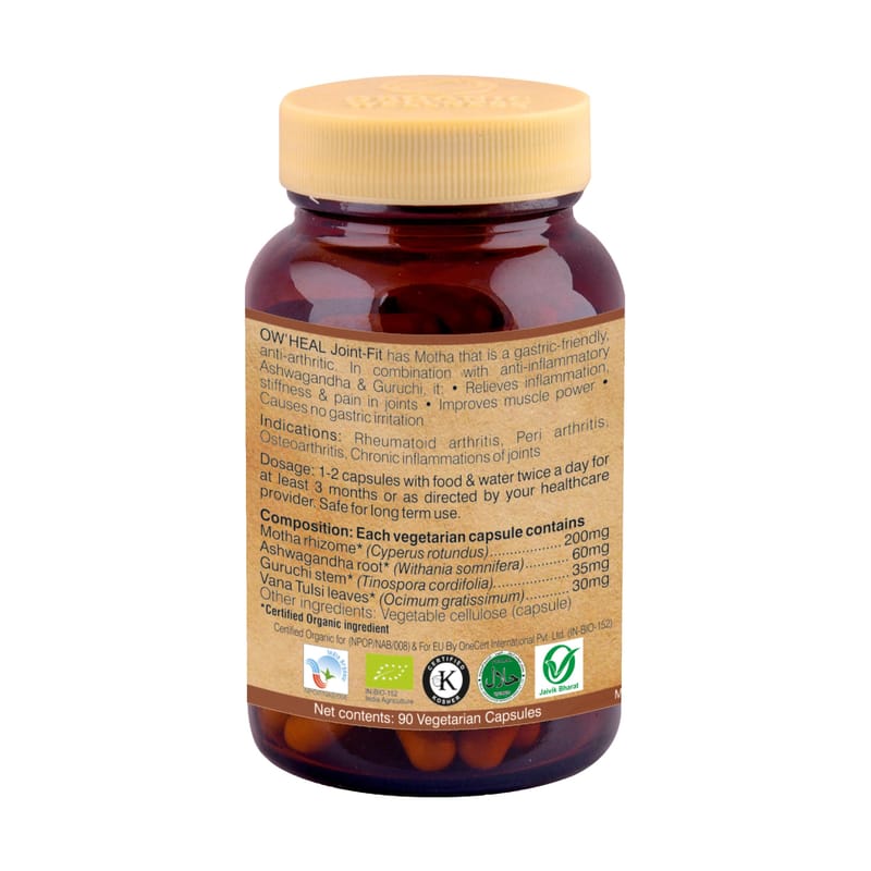Orgenik: Shop Joint Fit 90 Capsules from the brand Organic Wellness
