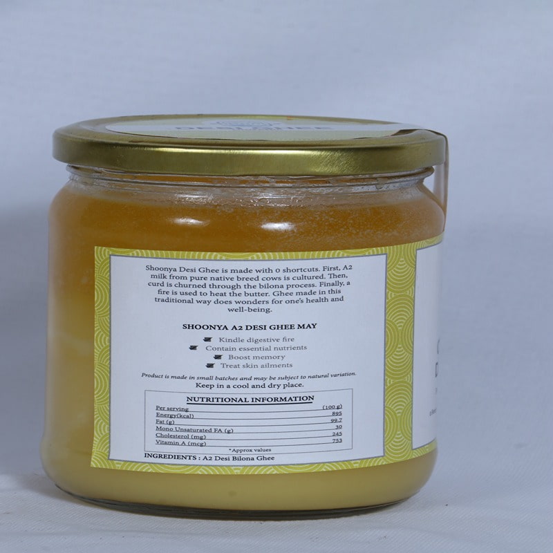 Orgenik: Shop Organic Desi Ghee from brand Shoonya
