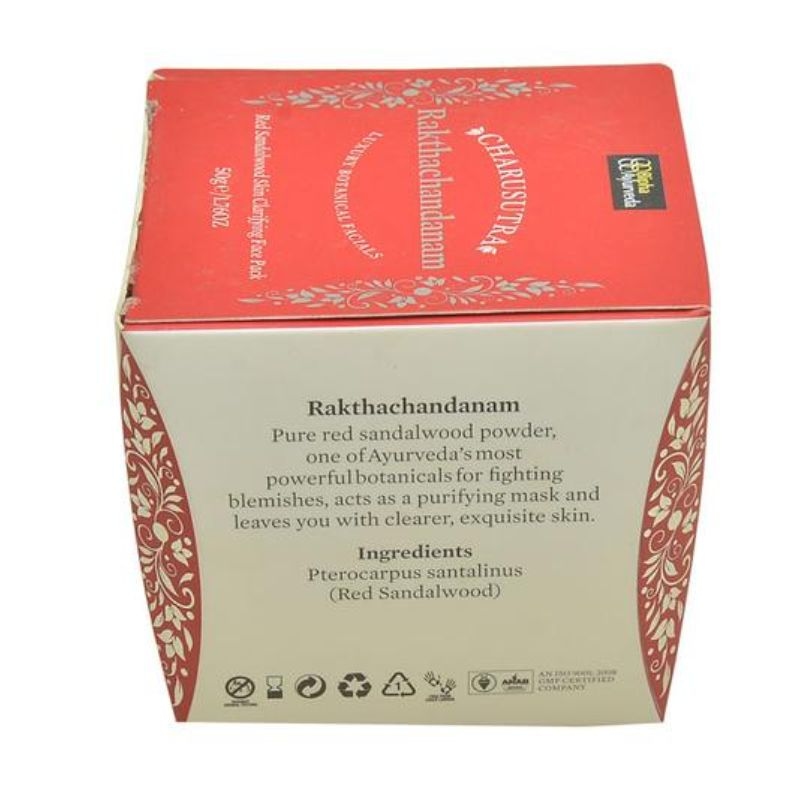 Orgenik: Rakthachandanam Face Pack (Charusuthra) from brand Bipha Ayurveda