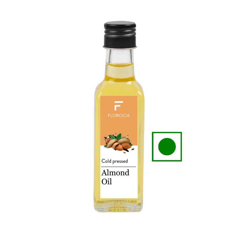 Orgenik: Almond Oil (Glass Bottle) from brand Florocia