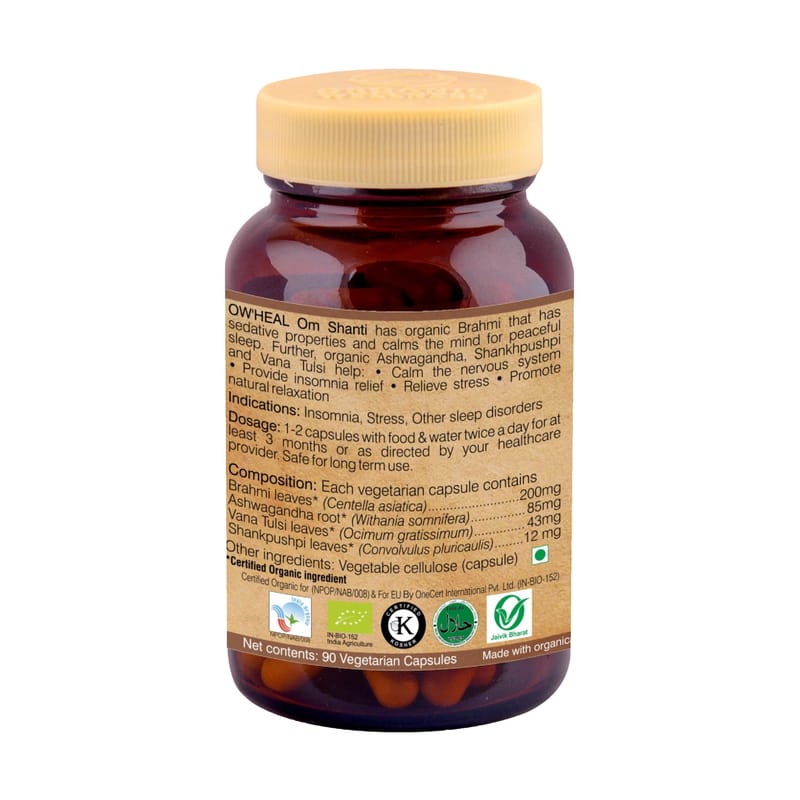 Orgenik: Shop Om-Shanti 90 Capsules from the brand Organic Wellness