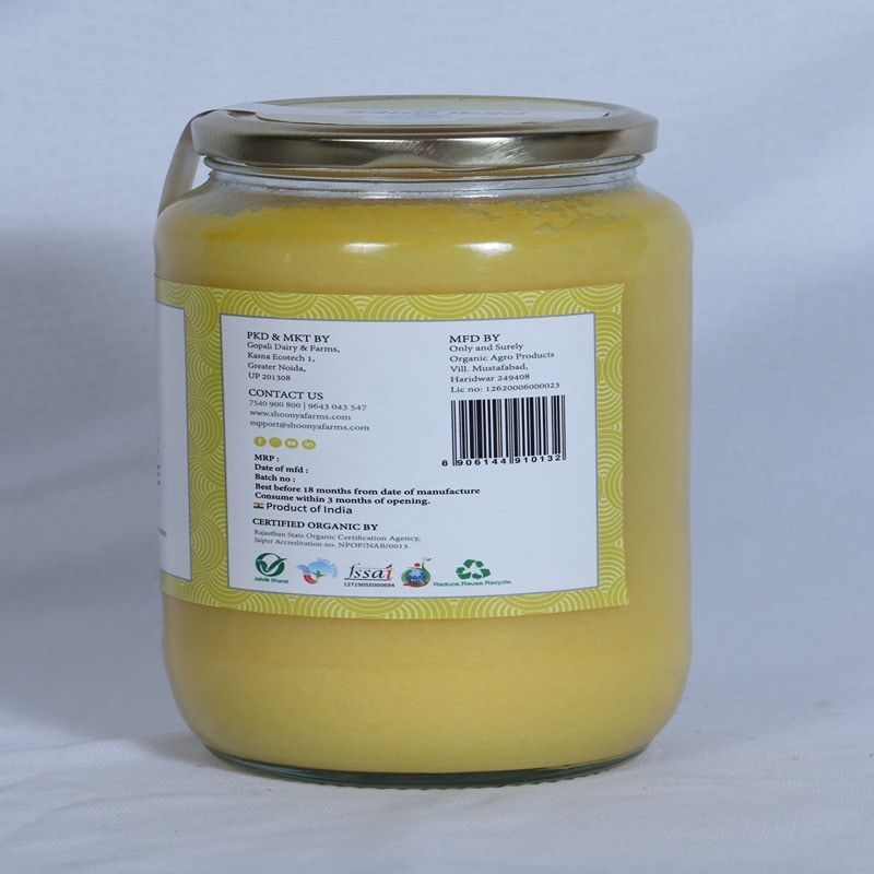 Orgenik: Shop Organic Desi Ghee from brand Shoonya