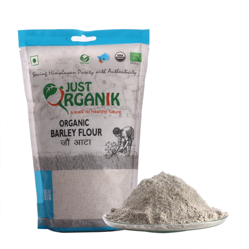Orgenik: Barley Flour from brand Just Organik