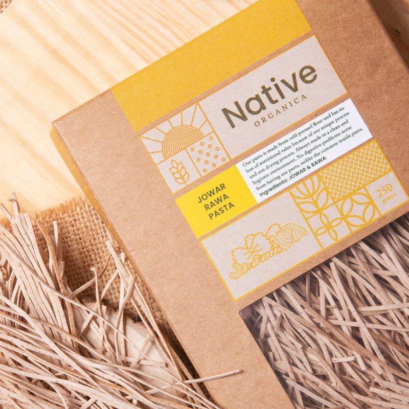 Orgenik: Organic Whole Grain Noodles (Jowar Rawa) from the brand Native Organica 