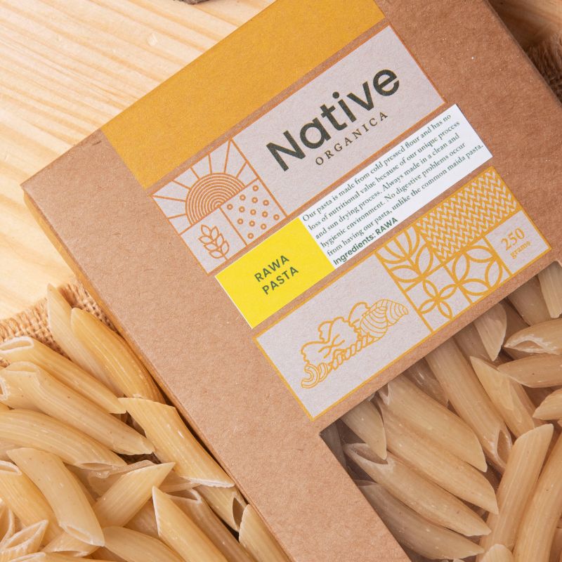 Orgenik: Organic Whole Grain Pasta (Rawa) from the brand Native Organica 