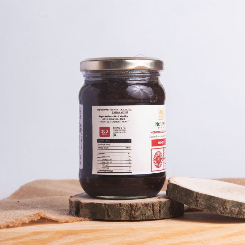 Orgenik: Organic Honey Gulkand from the brand Native Organica 