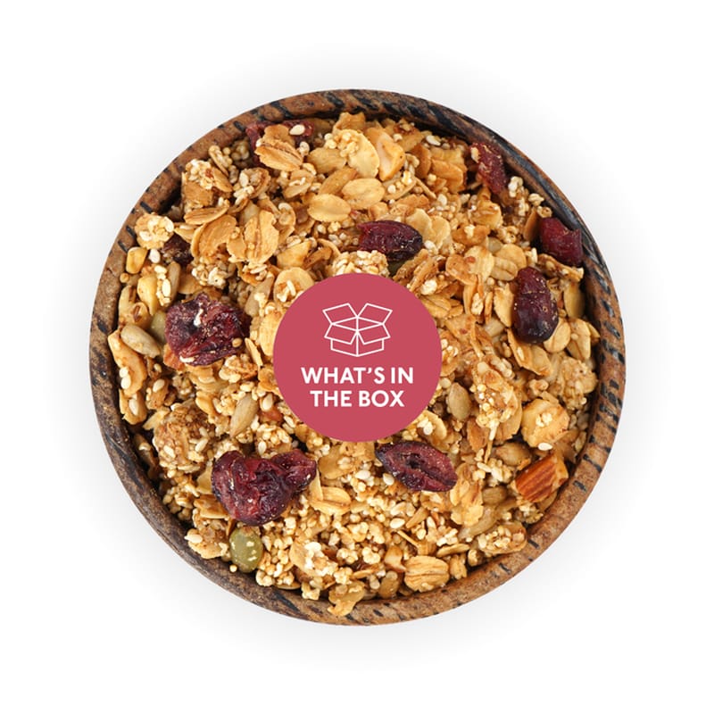 Orgenik: Shop Cranberry Super Grain Granola from the brand Nourish Organics