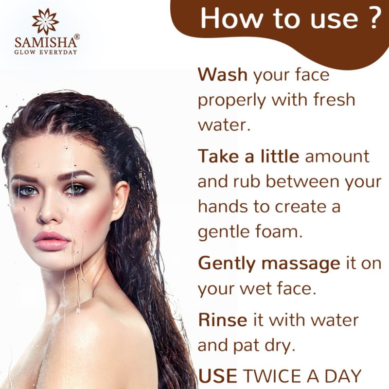 Orgenik: Shop Organic Face Wash For Glowing And Brightening Skin from brand Samisha