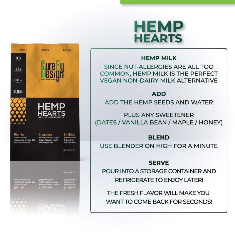 Orgenik: Hemp Hearts from the brand Cure by Design