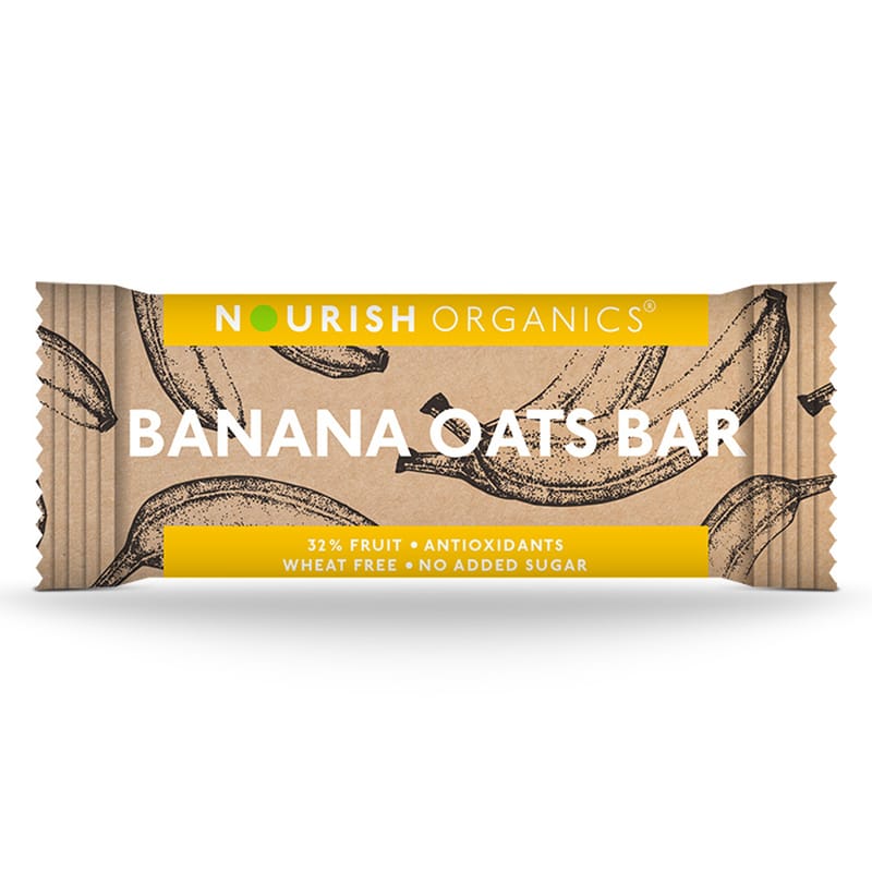 Orgenik: Shop Banana Oats Bar (Pack of 6) from the brand Nourish Organics