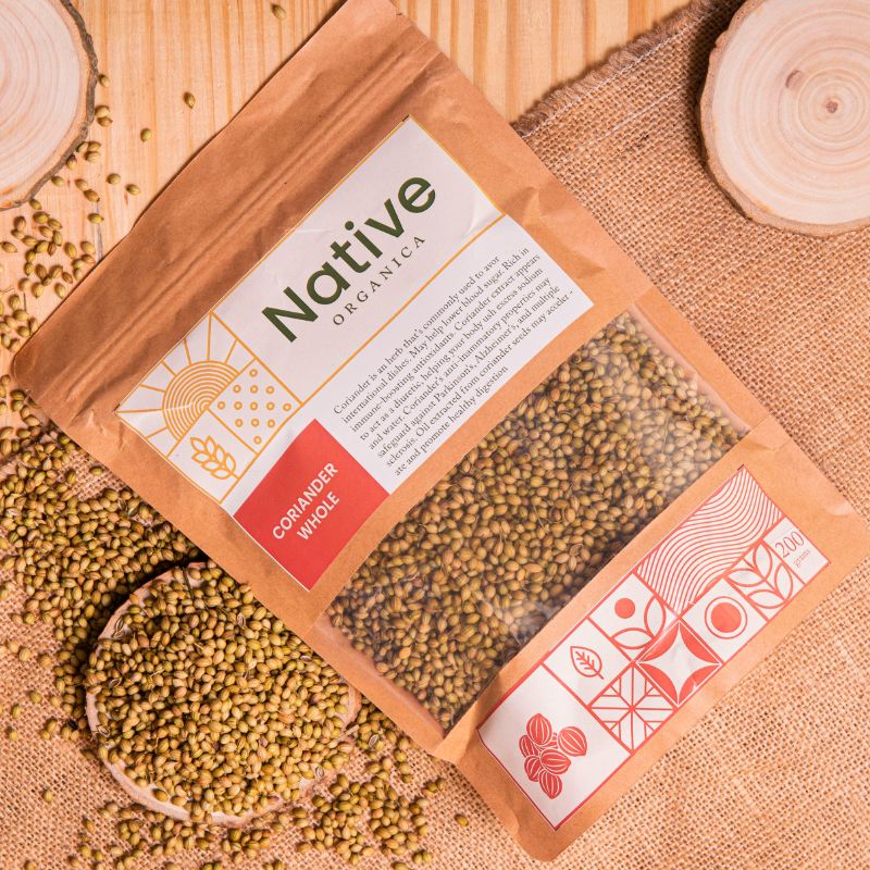 Orgenik: Coriander Whole from the brand Native Organica 