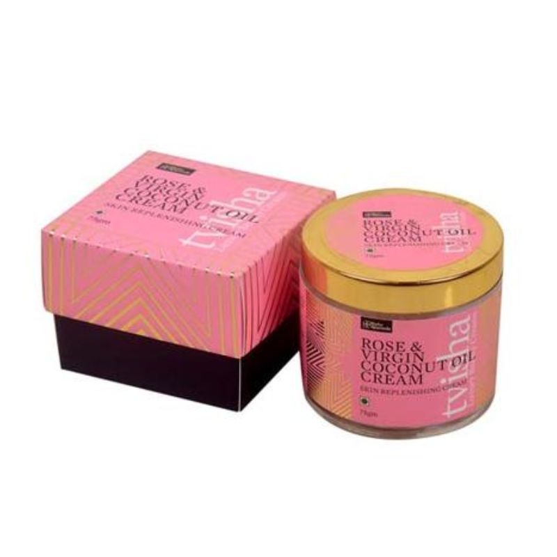 Orgenik: Tvisha - Rose & Virgin Coconut Oil Cream from brand Bipha Ayurveda