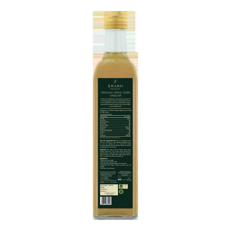 Orgenik: Shop Organic Apple Cider Vinegar from the brand Kharo Organics