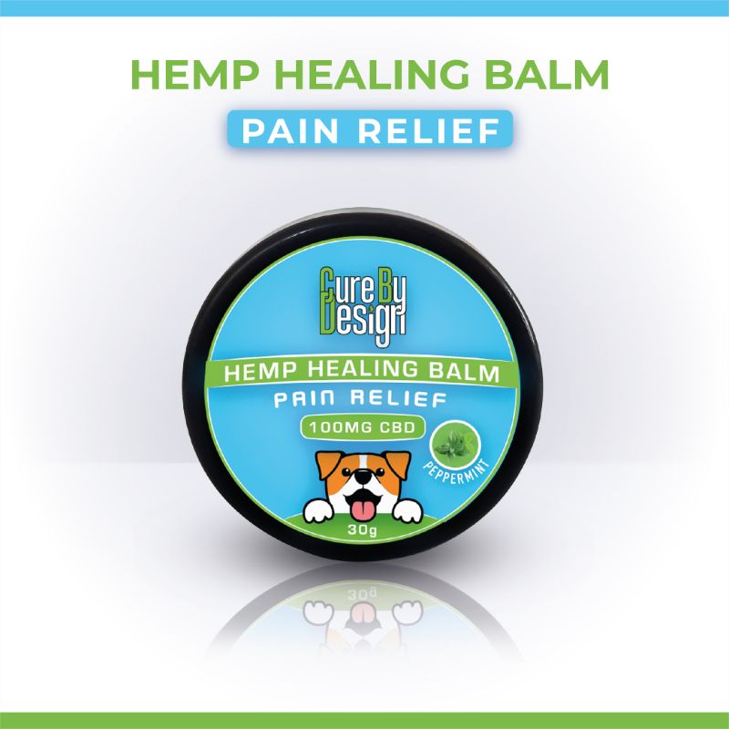 Orgenik: Hemp Healing Balm - Pain Relief 100mg CBD for Pets from the brand Cure By Design