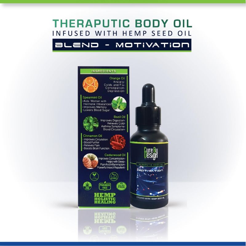 Orgenik: Therapeutic Healing Blend (Motivation) from the brand Cure By Design