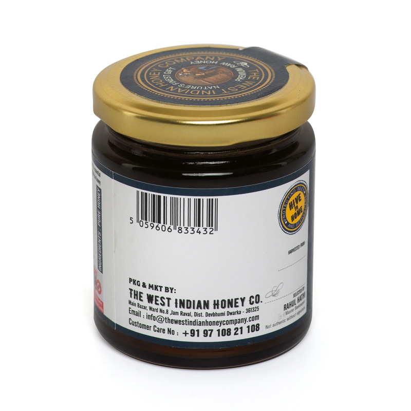Orgenik: Raw Unprocessed Honey 250 Grams from brand The West Indian Honey