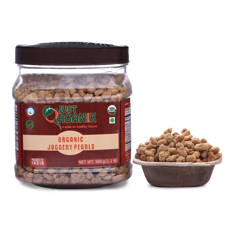 Orgenik: Jaggery Pearls from brand Just Organik