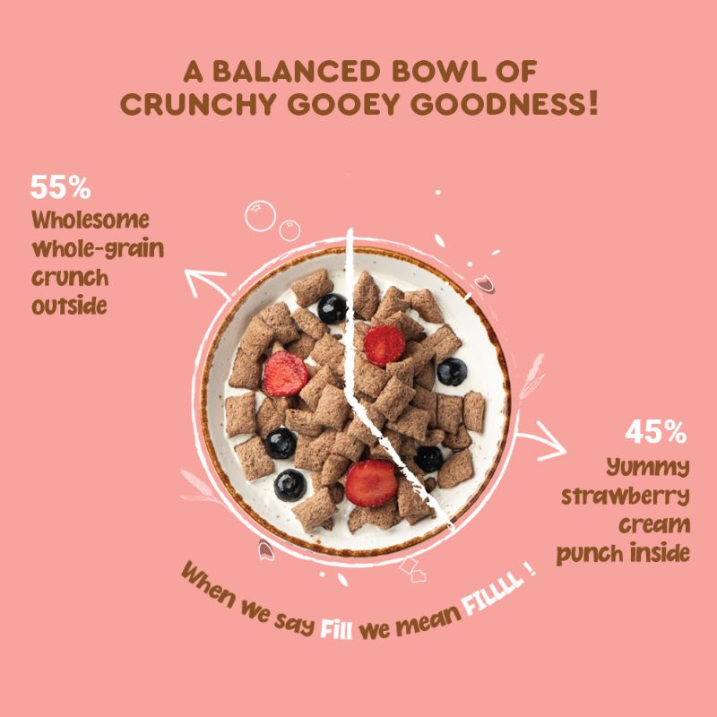 Orgenik: Stawberry Fills Quinoa-Ragi from brand Nourish You