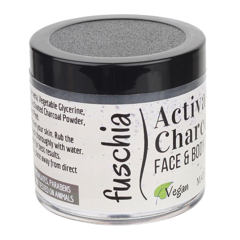 Orgenik: Activated Charcoal Face & Body Detoxifying Scrub from the brand Fuschia 