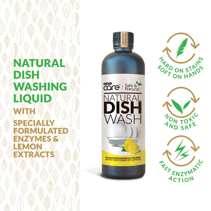 Orgenik: Shop Natural Dish Wash Liquid 400 ml from the brand Zerodor Care