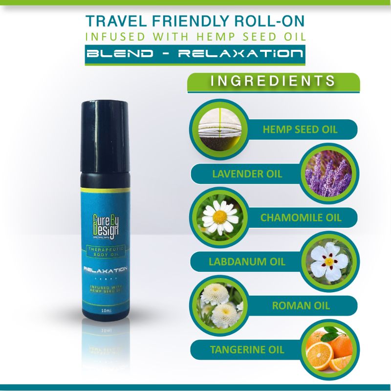 Orgenik: Therapeutic Healing Blend Roll on (Relaxation) from the brand Cure By Design