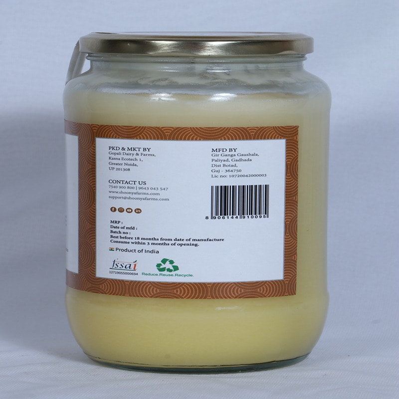 Orgenik: Shop Organic Gir Ghee from brand Shoonya