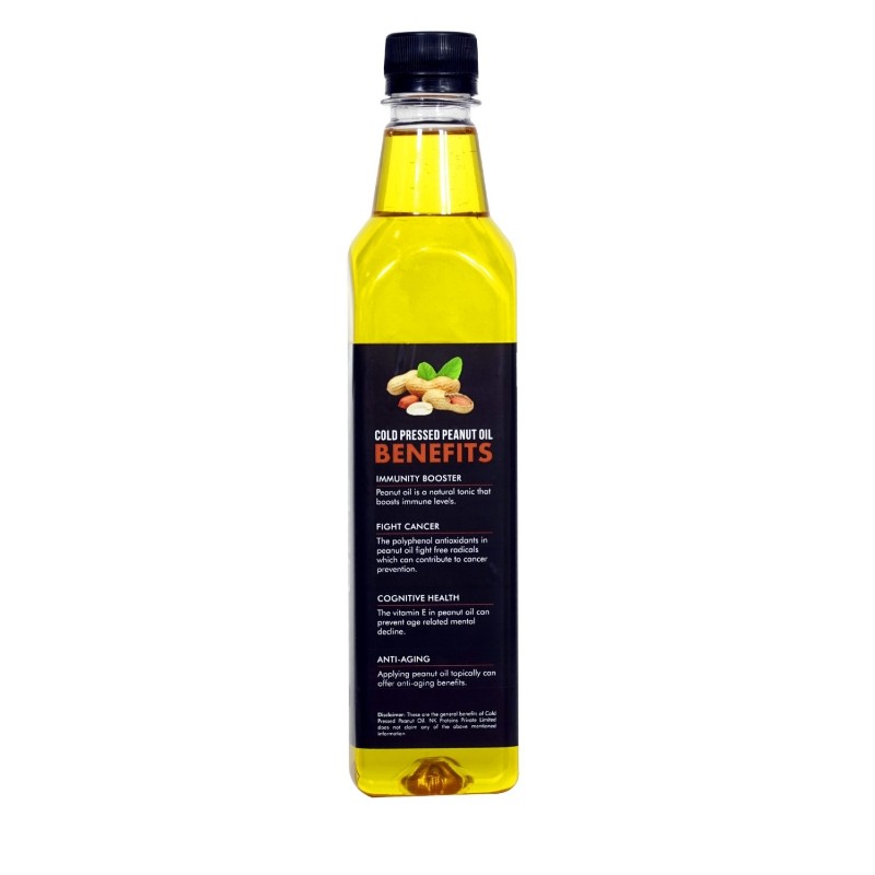 Orgenik: Cold Pressed Virgin Peanut Oil from brand Olixir Gourmet Oils