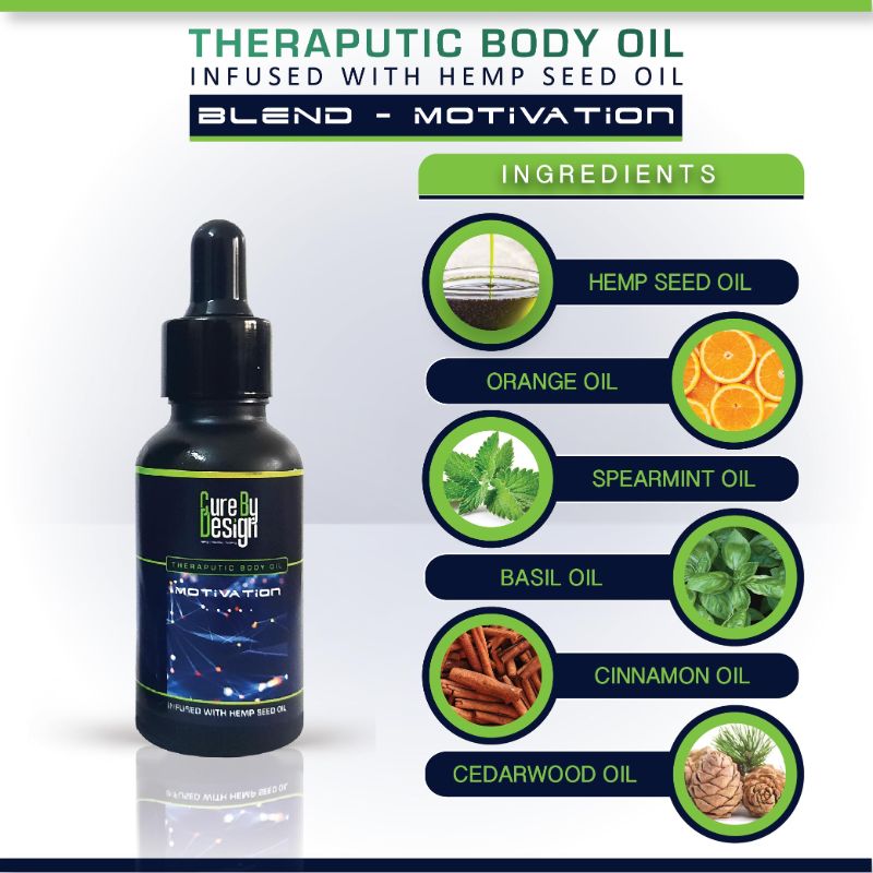 Orgenik: Therapeutic Healing Blend (Motivation) from the brand Cure By Design
