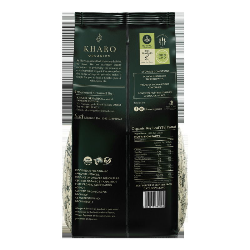 Orgenik: Shop Organic Bay Leaves from the brand Kharo Organics