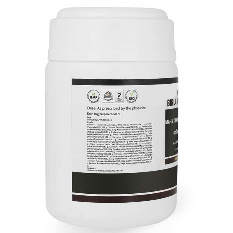 Orgenik: Shop Mahathikthaka Ghritam - Immune Support & Skin Care from the brand Birla Ayurveda