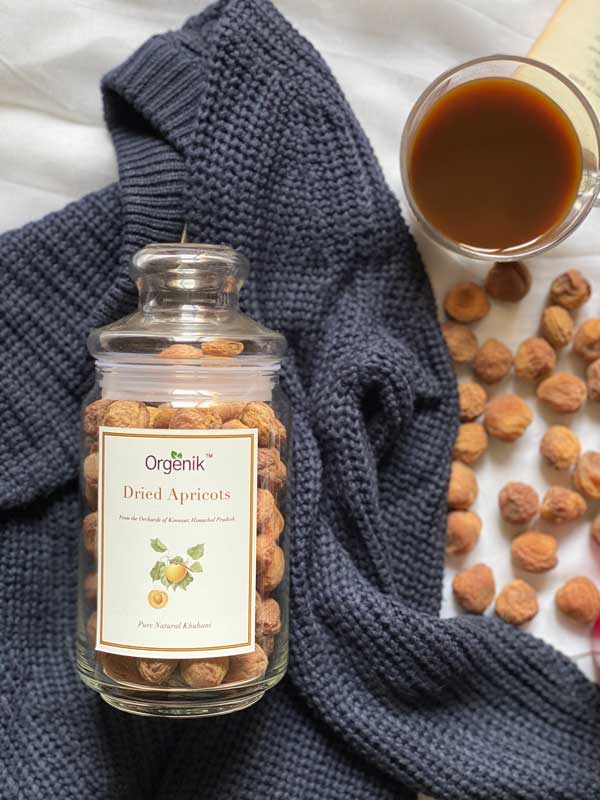 Orgenik: Shop Natural Dried Apricots (Jardalu / Khubani) - Kinnaur from the brand Orgenik