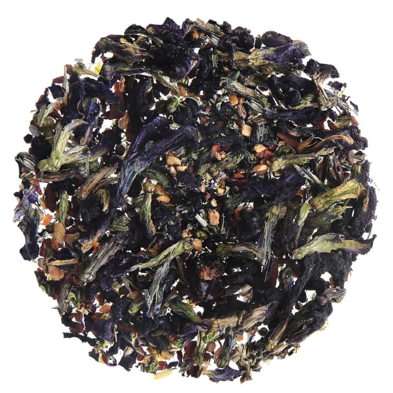 Orgenik: Shop Blue Masala Tea | (Loose floral tea) from brand Teaology