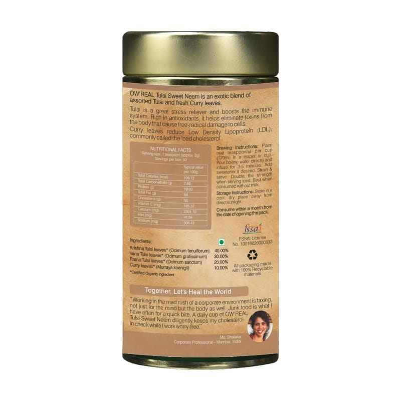 Orgenik: Shop Sweet Neem 100 g Tin Pack from the brand Organic Wellness