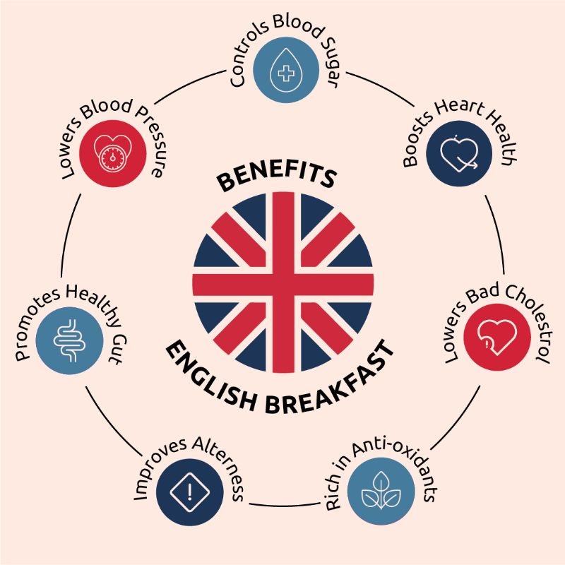 Orgenik: English Breakfast Black Tea Leaf made with finest Tea Leaves From The State of Assam Premium Black Tea Rich Flavour Anti-Oxidants made with 100% Whole Long Leaf 20 Pyramid Tea Bags from brand Freshleaf
