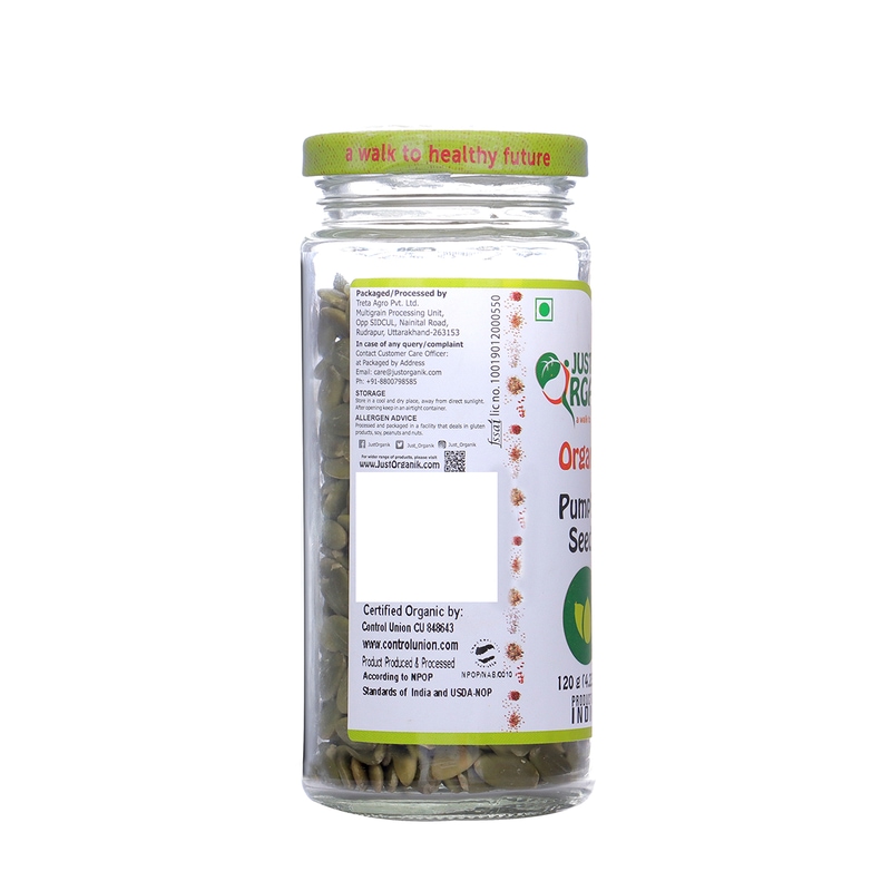 Orgenik: Pumpkin Seeds from brand Just Organik