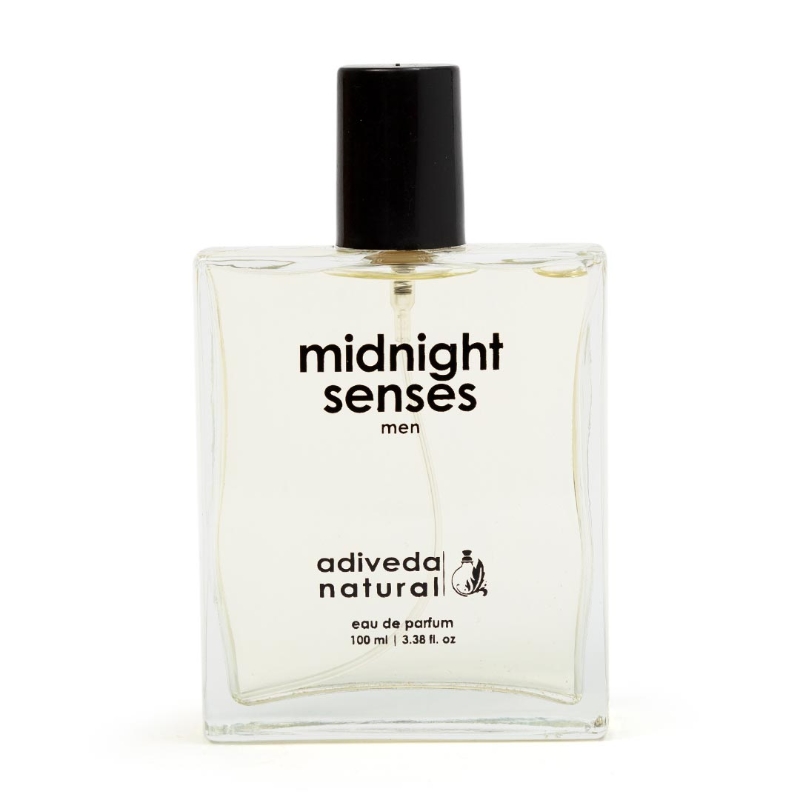 Orgenik: Shop Midnight Senses Perfume For Men - Spicy Woody Fragrances Eau de Parfum from the brand Adiveda Naturals