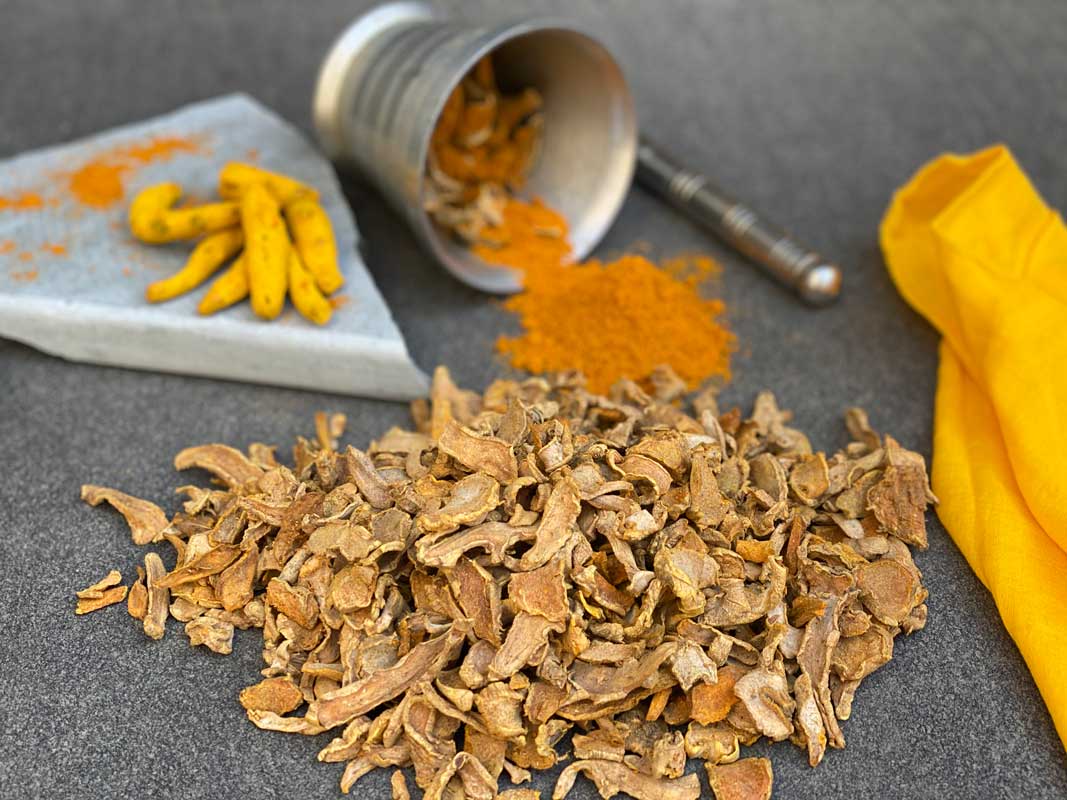Orgenik: Shop Natural Himalayan Dried Turmeric Flakes - Sikkim from the brand Orgenik