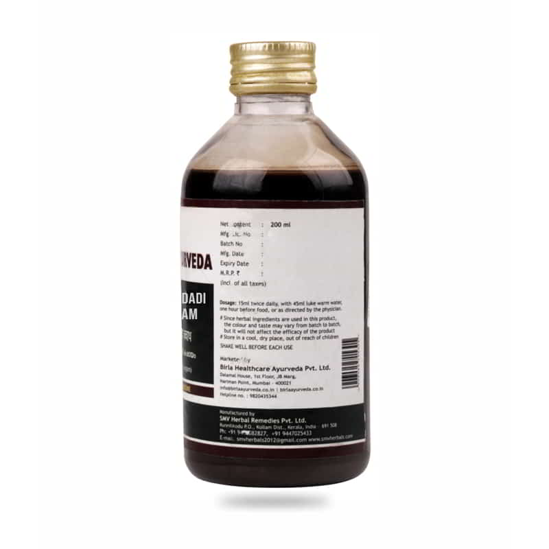 Orgenik: Shop Rasnairandadi Kashayam - Ayurvedic Relief for Arthritis & Respiratory Health from the brand Birla Ayurveda