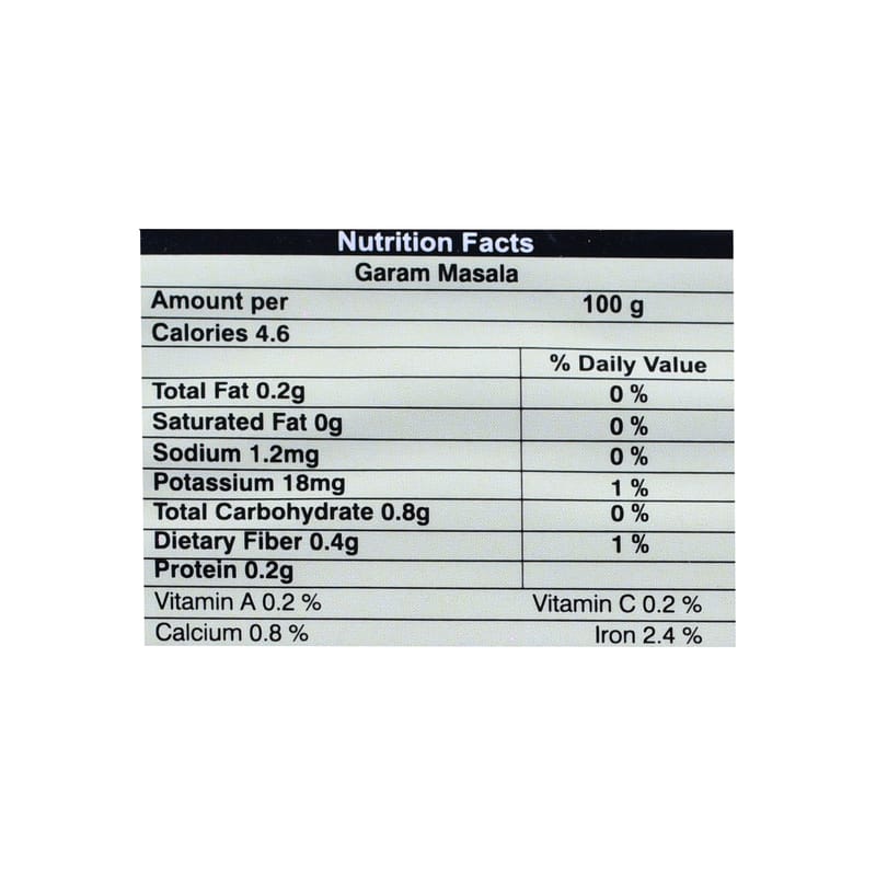 Orgenik: Shop Garam Masala 75 g from the brand Organic Wellness