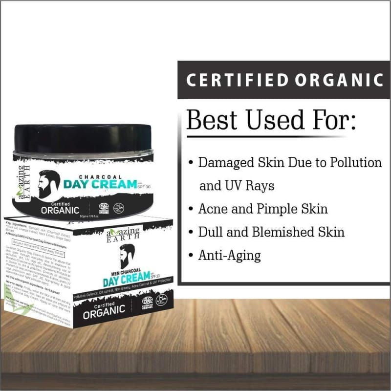 Orgenik: Shop Charcoal Day Cream from the brand AMAzing EARTH Vegetal