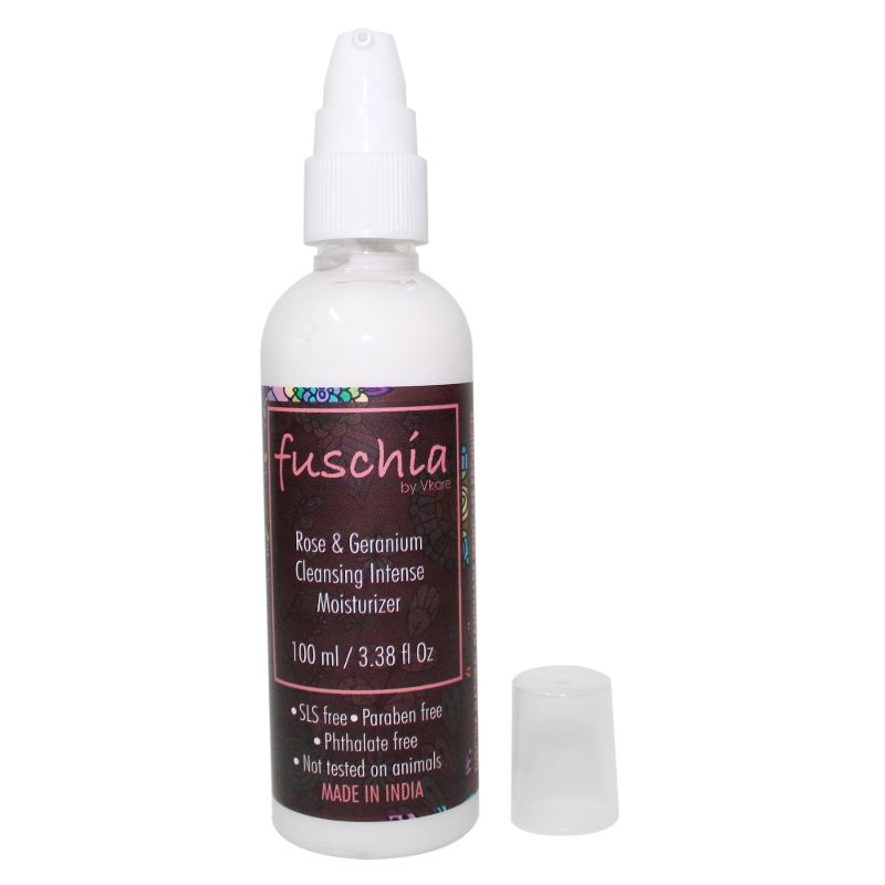 Orgenik: Rose & Geranium Cleansing Intense Moisturizer from the brand Fuschia 